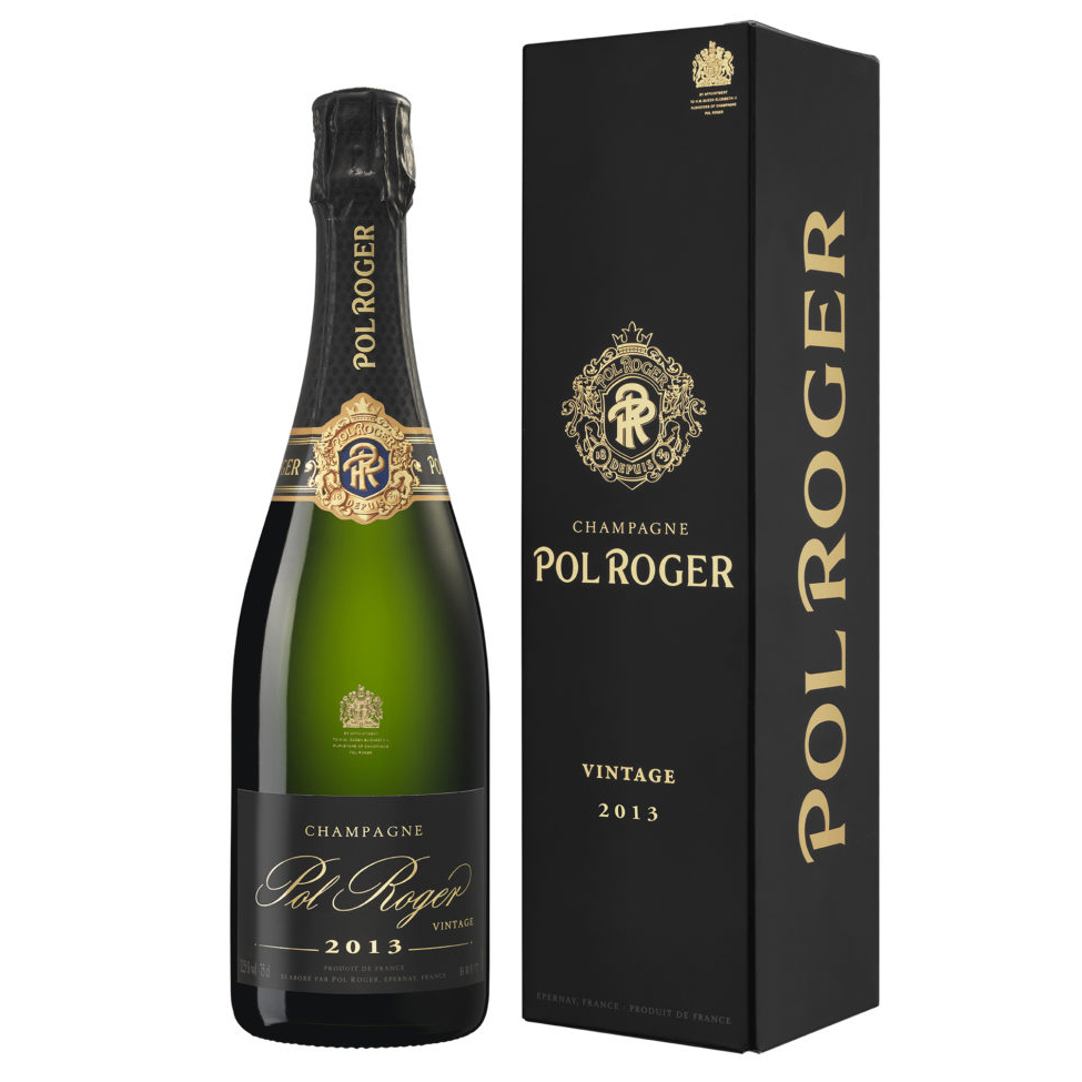Send Pol Roger Brut Vintage 2013 75cl - Pol Vintage Champagne Gift Online